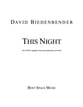 This Night SATB choral sheet music cover